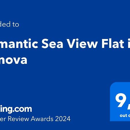 Romantic Sea View Flat In Genova Esterno foto